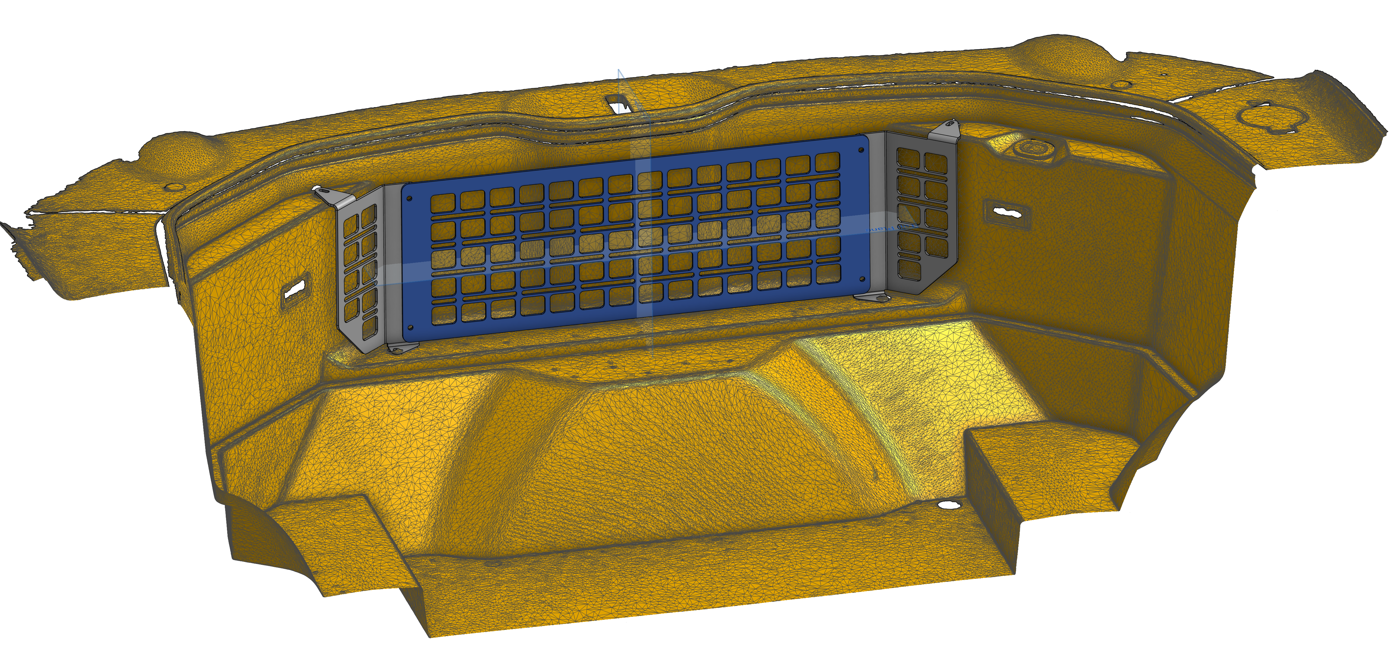 3D scan of the front trunk